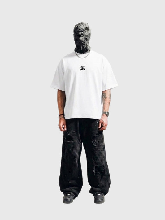 WHITE ARTY BOX-FIT TEE