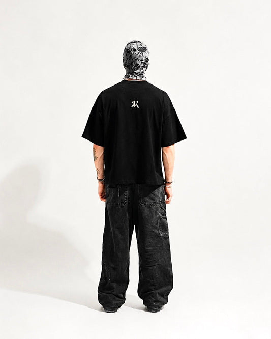 BLACK NOT NOW BOX-FIT TEE